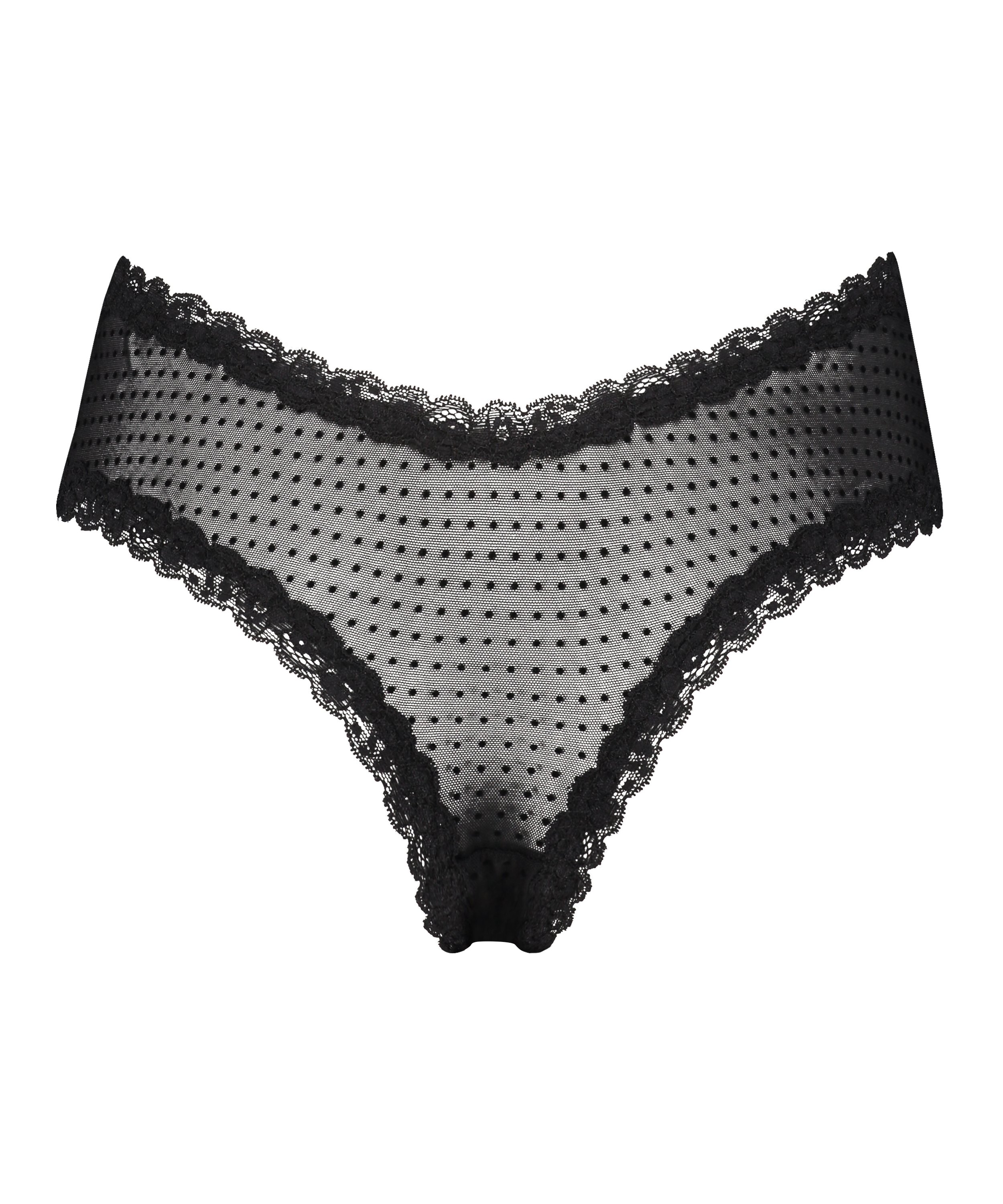 Brazyliany V-shape Mesh, Czarny, main