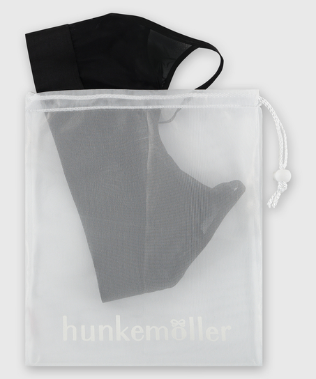 Siatka do prania ściągana na sznureczek, Biały
