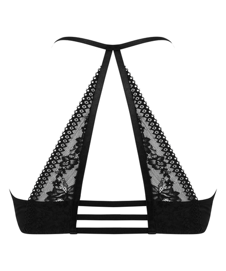Vera Padded Push-Up Underwired Bra, Czarny
