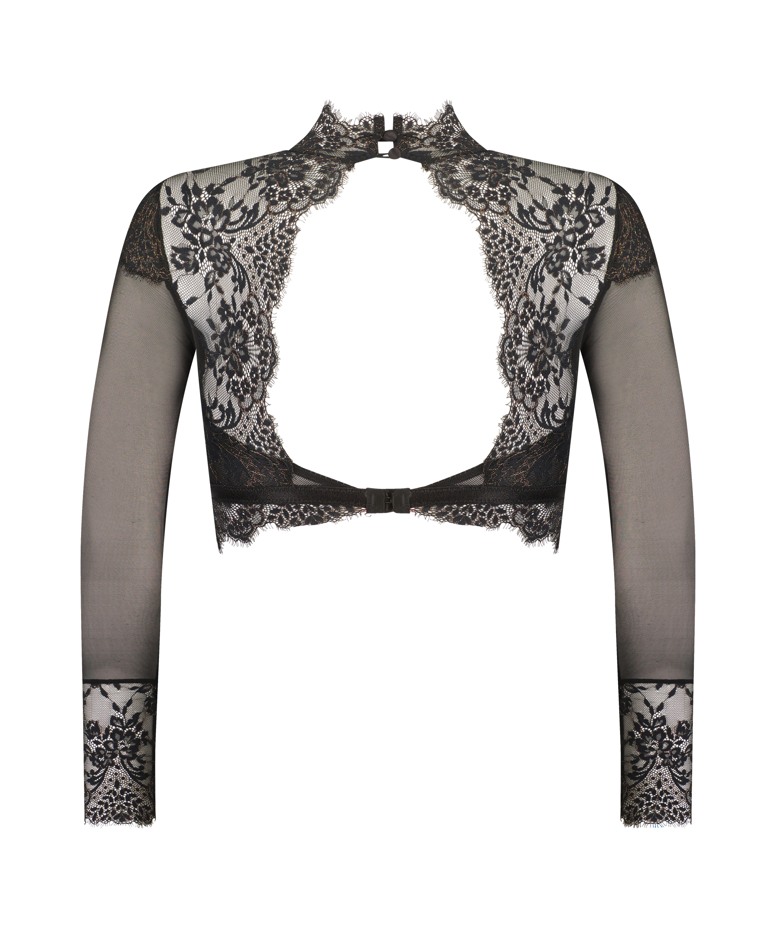 Braletka z długim rękawem Cynthia, Czarny, main