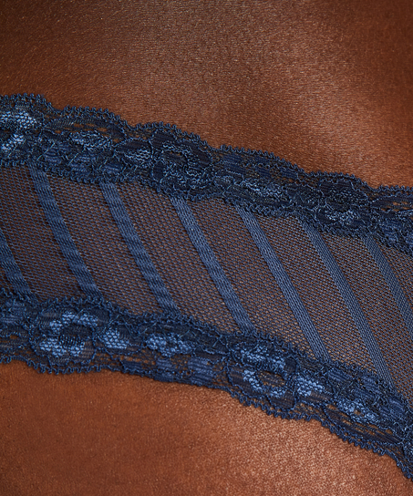 Brazyliany V-shape Mesh, Niebieski