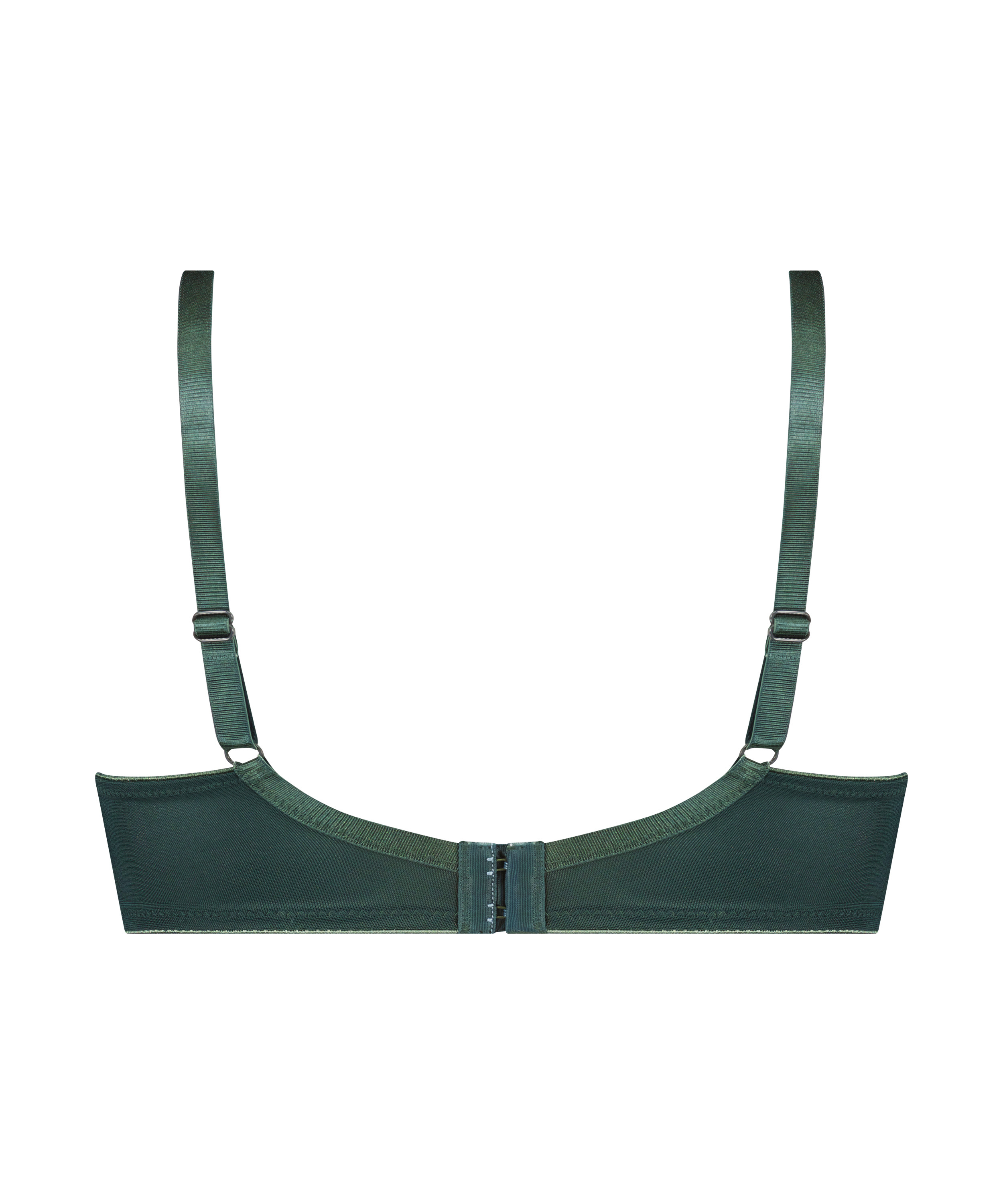 Nieusztywniany biustonosz minimizer z fiszbinami Nina, Zielony, main