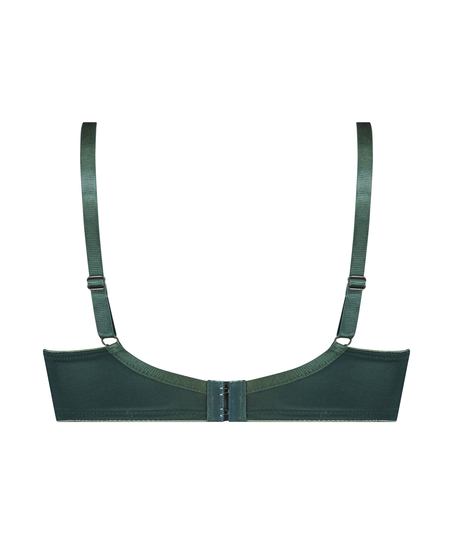 Nieusztywniany biustonosz minimizer z fiszbinami Nina, Zielony