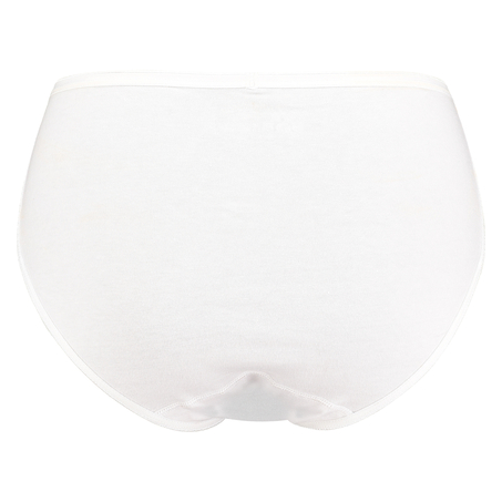 Koronkowe majtki midi Superslip, Biały