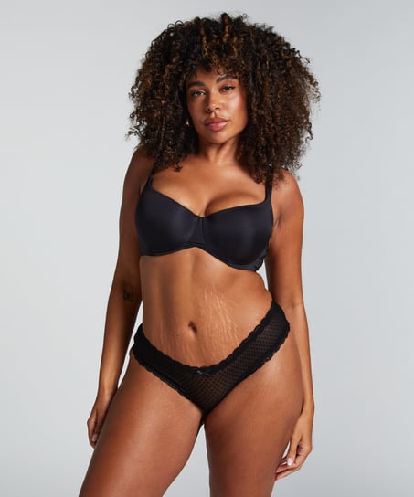 Brazyliany V-shape Mesh, Czarny