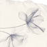 Długie satynowe kimono w kwiaty, Biały