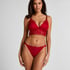Tr&oacute;jkątny biustonosz bralette Marianna, Czerwony
