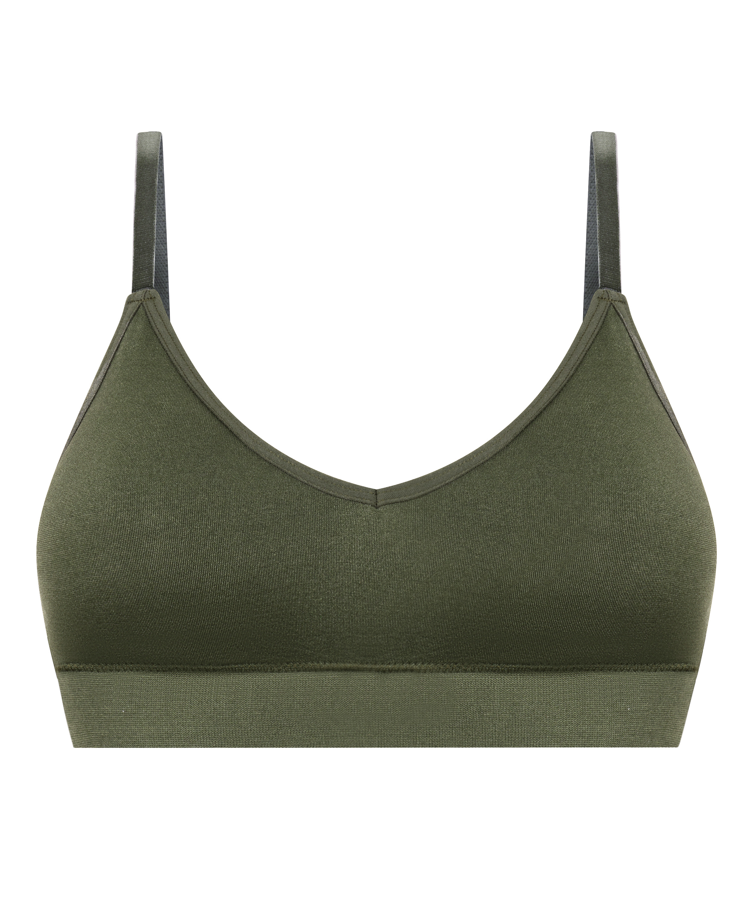 Tr&oacute;jkątny biustonosz bralette Dide, Zielony, main