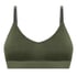 Tr&oacute;jkątny biustonosz bralette Dide, Zielony