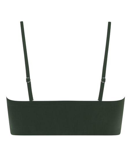 Bandeau Bralette Smooth, Zielony