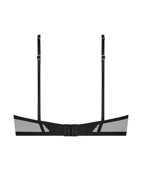 Biustonosz usztywniany z fiszbinami Vera, Czarny