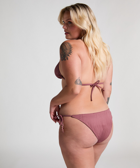 Majtki Bikini Wysoko Krojona Cozumel, Fioletowy