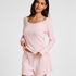 PJ LS SHORT POINTELLE, R&oacute;żowy