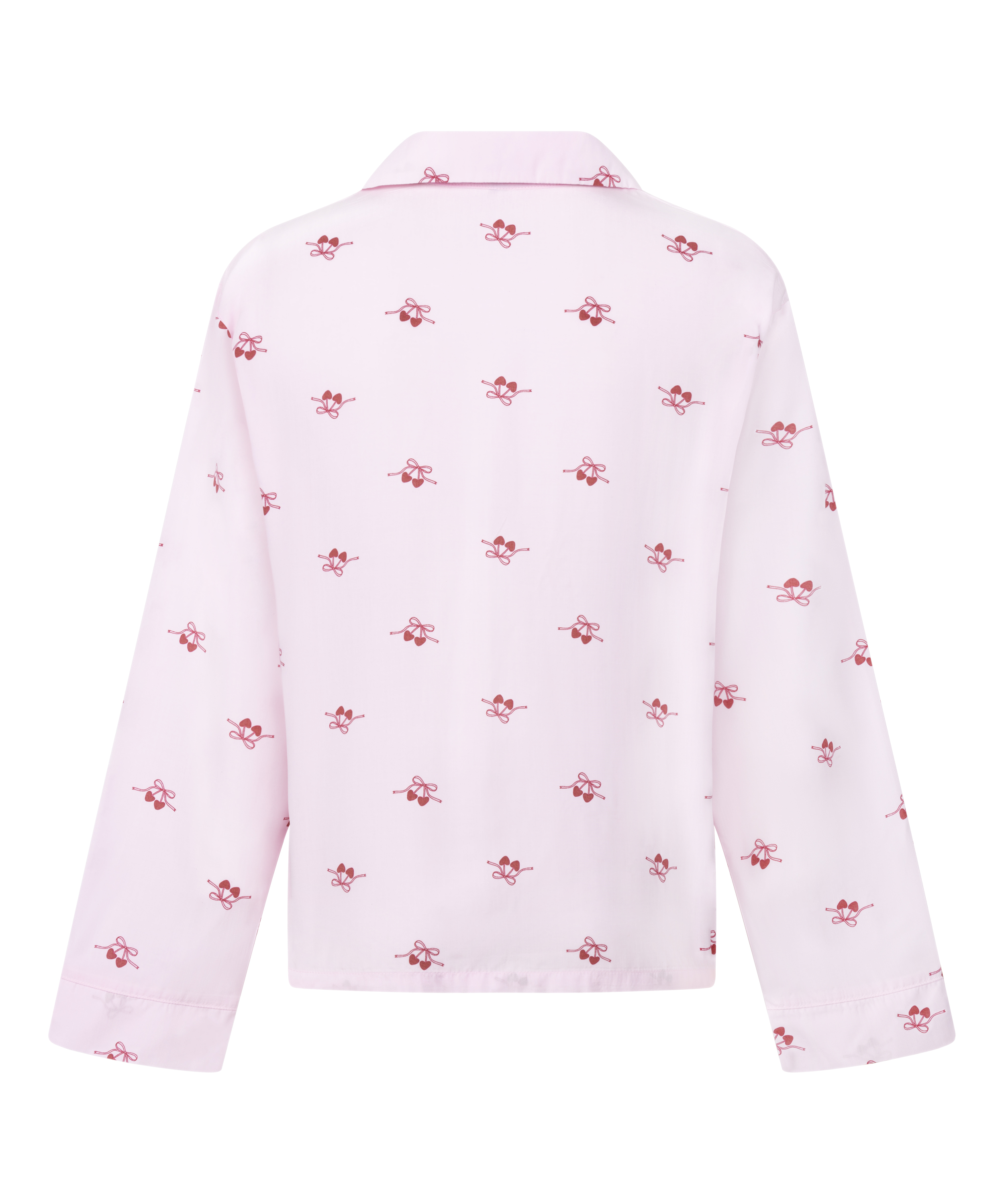 Bluza tkana wiśnie, R&oacute;żowy, main