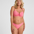 Figi Bikini Highleg Luxe, R&oacute;żowy