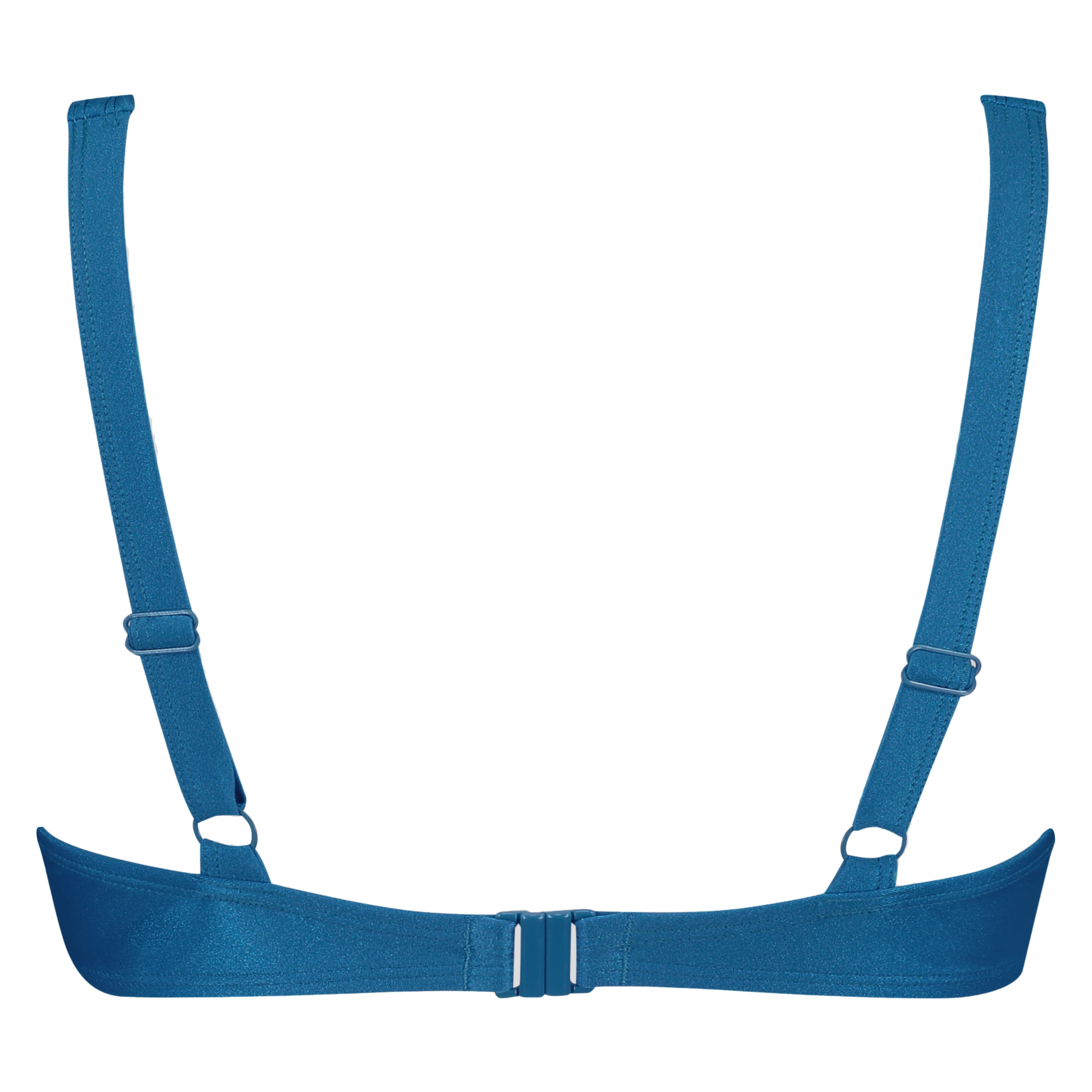 Nieusztywniona g&oacute;ra od bikini z klamrą Sunset Dreams, Niebieski, main