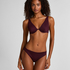 Neoprenowy top od bikini, Fioletowy