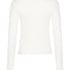 Top od piżamy Pointelle, Biały