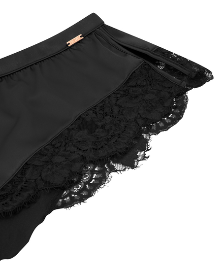 Majtki z francuskiej Lace Valerie, Czarny