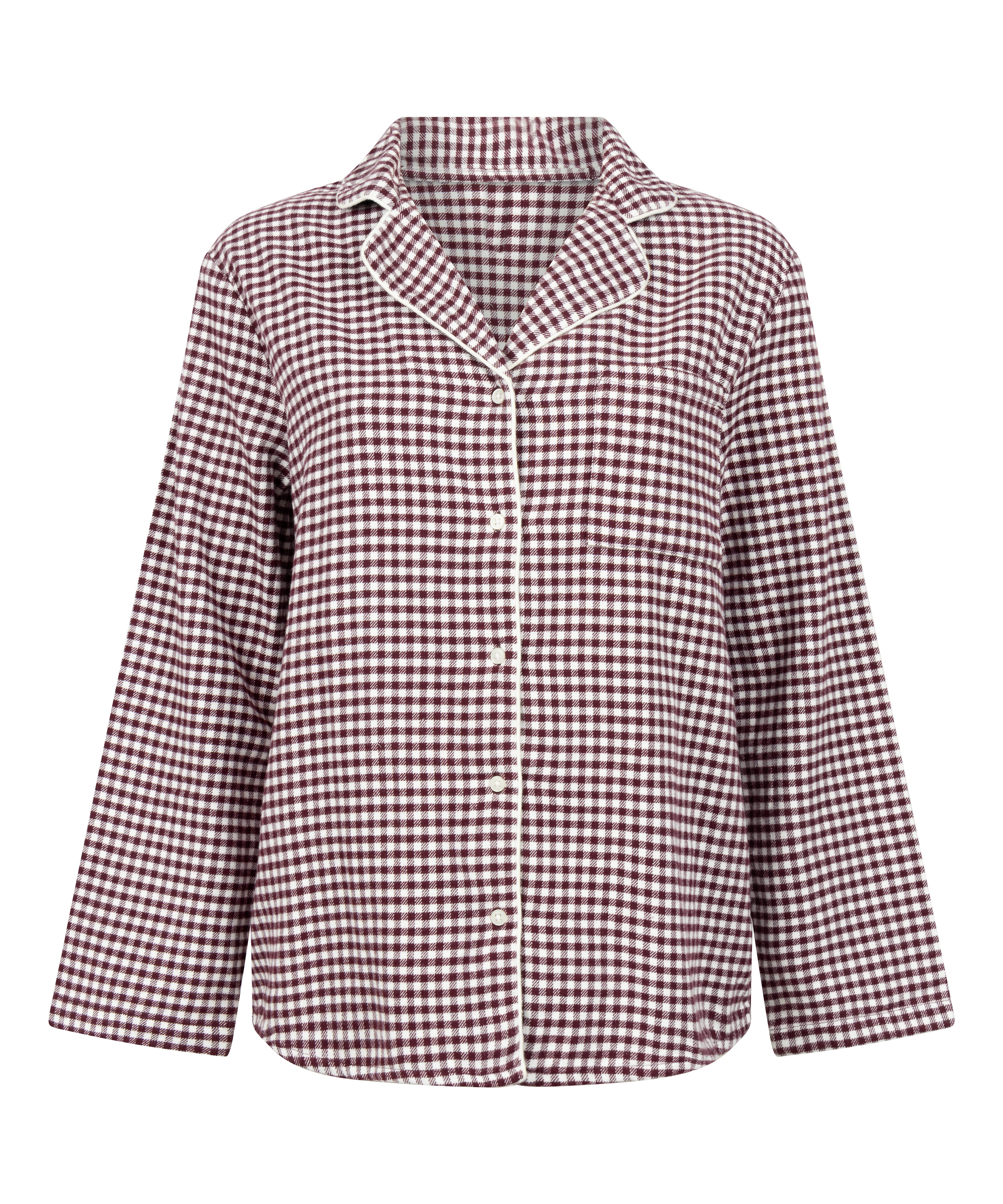 Top piżamowy Flanel Essentials, Fioletowy, main