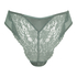 Majtki brazylijskie z wysokim wycięciem Nicole, Zielony