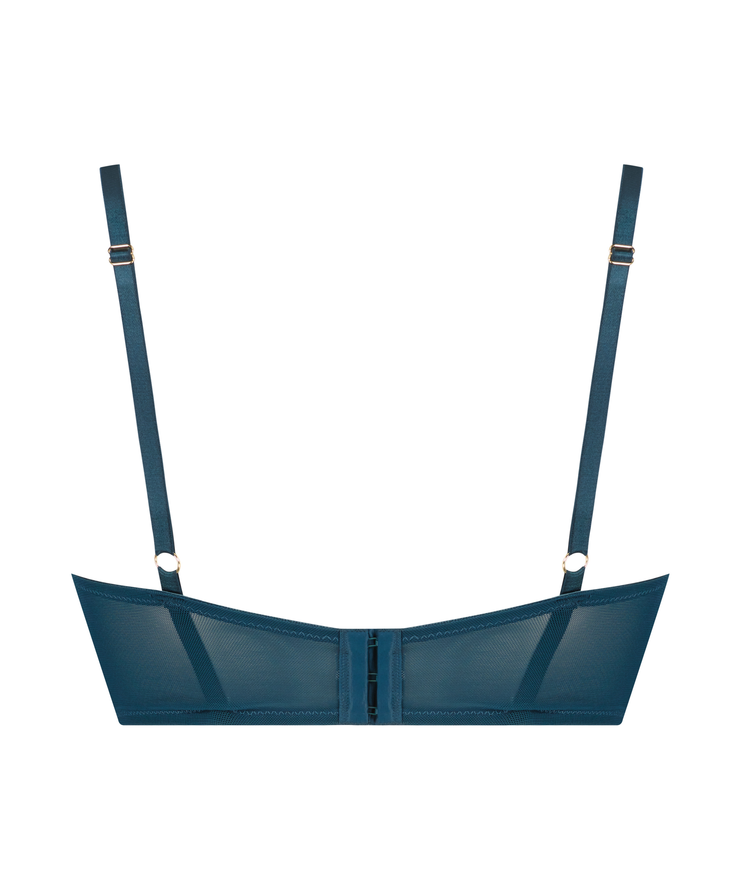 Biustonosz usztywniany push-up z fiszbinami Riri, Niebieski, main