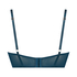 Biustonosz usztywniany push-up z fiszbinami Riri, Niebieski