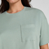 Pyjama Top Waffle, Zielony