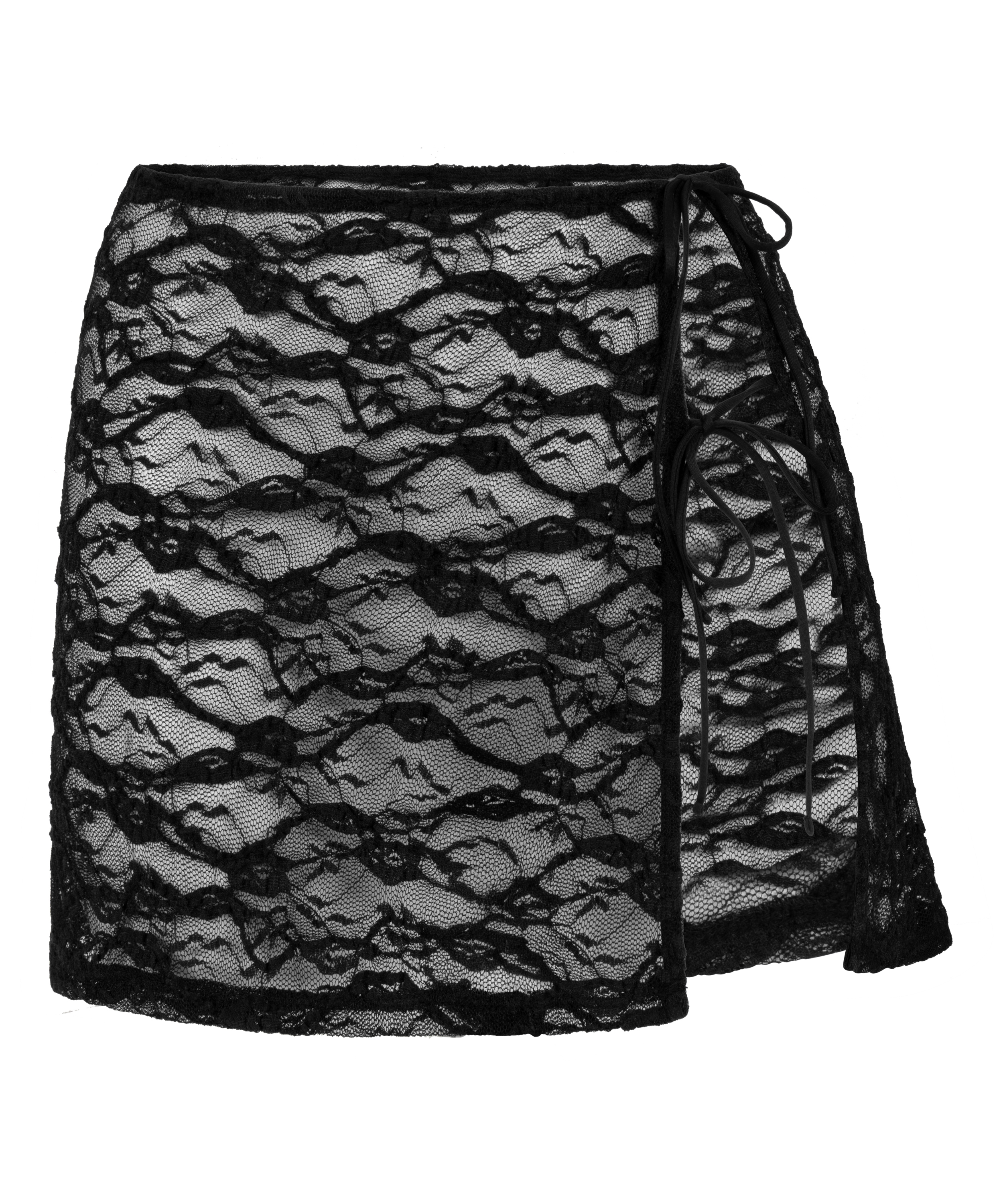 Beach Skirt Sunset Lace, Czarny, main