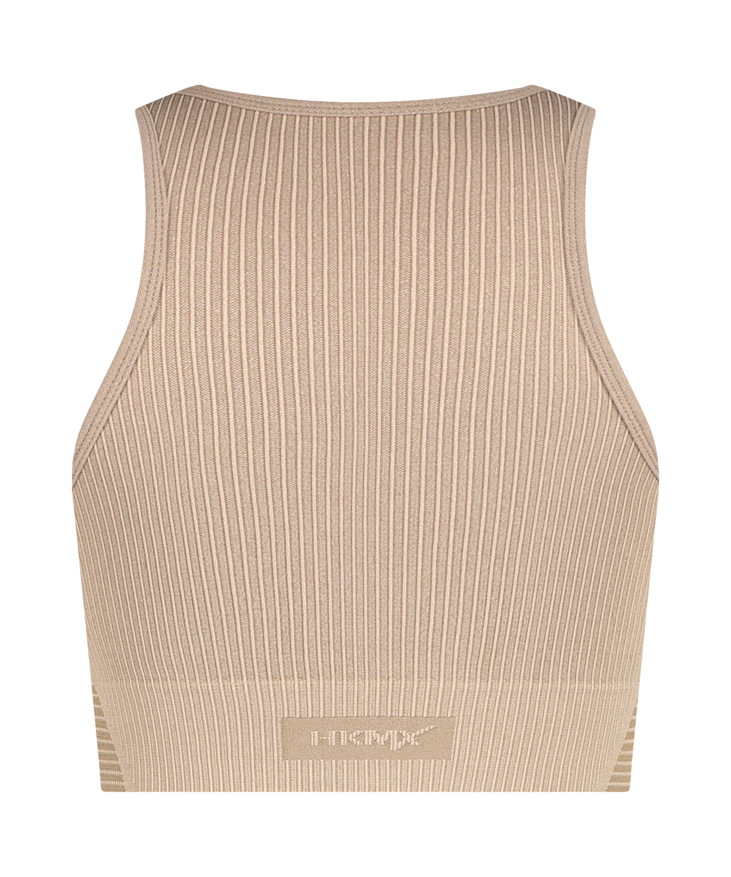 Biustonosz sportowy bezszwowy HKMX Zebra, Szary, main