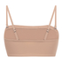 Bandeau Bralette Smooth, Beżowy