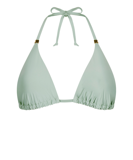 Triangle Bikini Top Luxe, Zielony