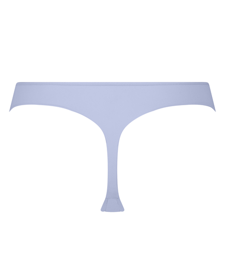 Niewidoczne pod ubraniem stringi z paseczkami i siateczką, Fioletowy