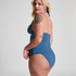 Figi bikini Scallop, Niebieski