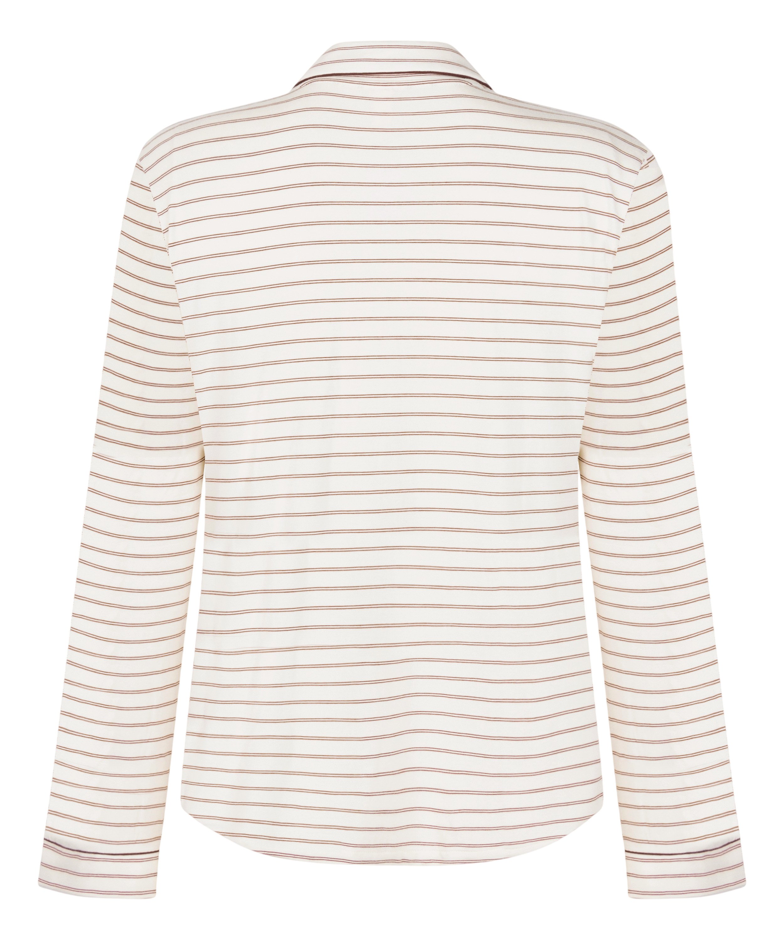 Narzutka Essential z dżerseju z długim rękawem, Biały, main