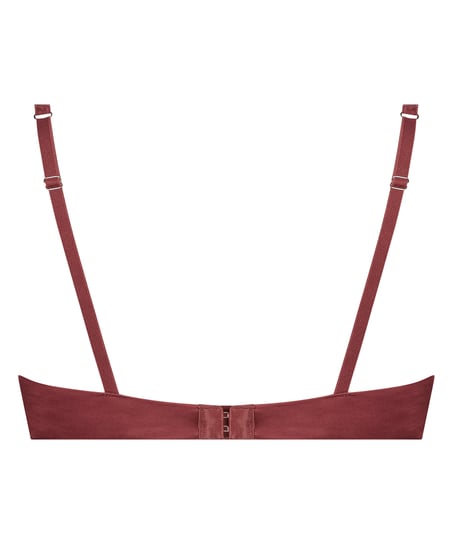 Nieusztywniany biustonosz z fiszbinami Ember, Czerwony