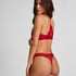 Tr&oacute;jkątny biustonosz bralette Whitney, Czerwony