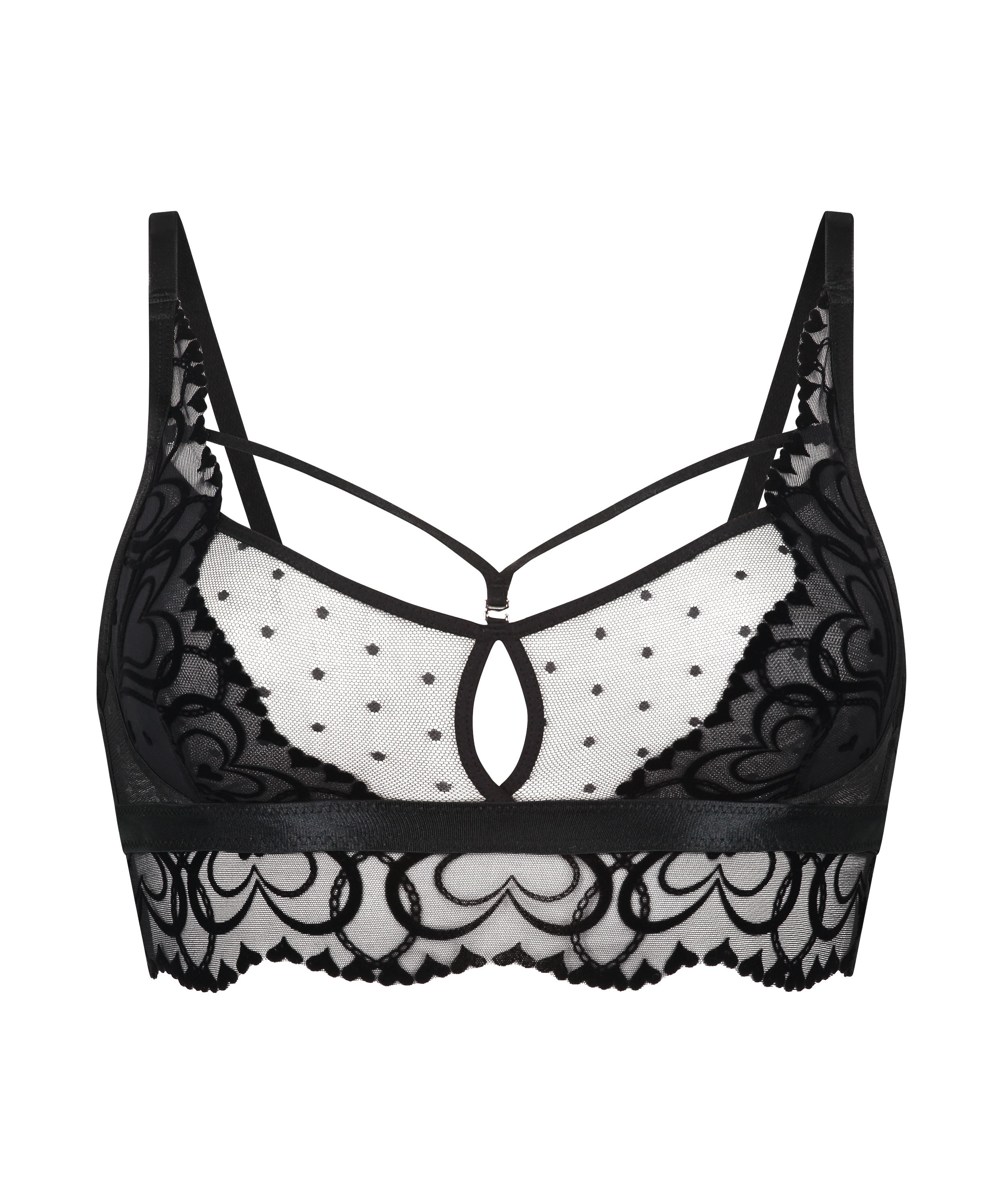 Biustonosz bralette Pippa, Czarny, main
