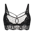 Biustonosz bralette Pippa, Czarny