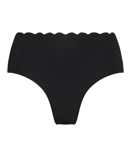 Majtki Bikini Rio Scallop, Czarny