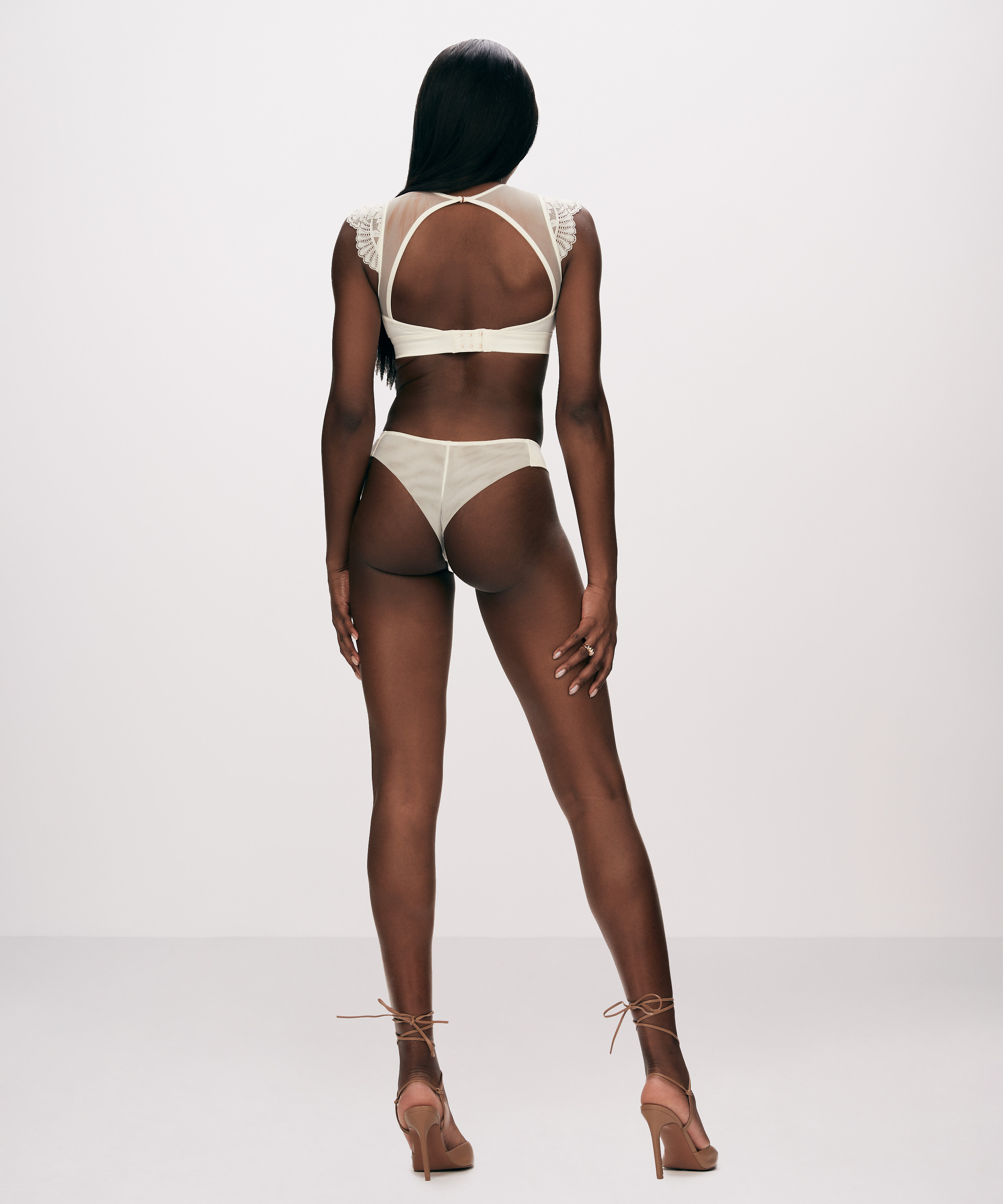 Biustonosz bralette Indigo, Biały, main