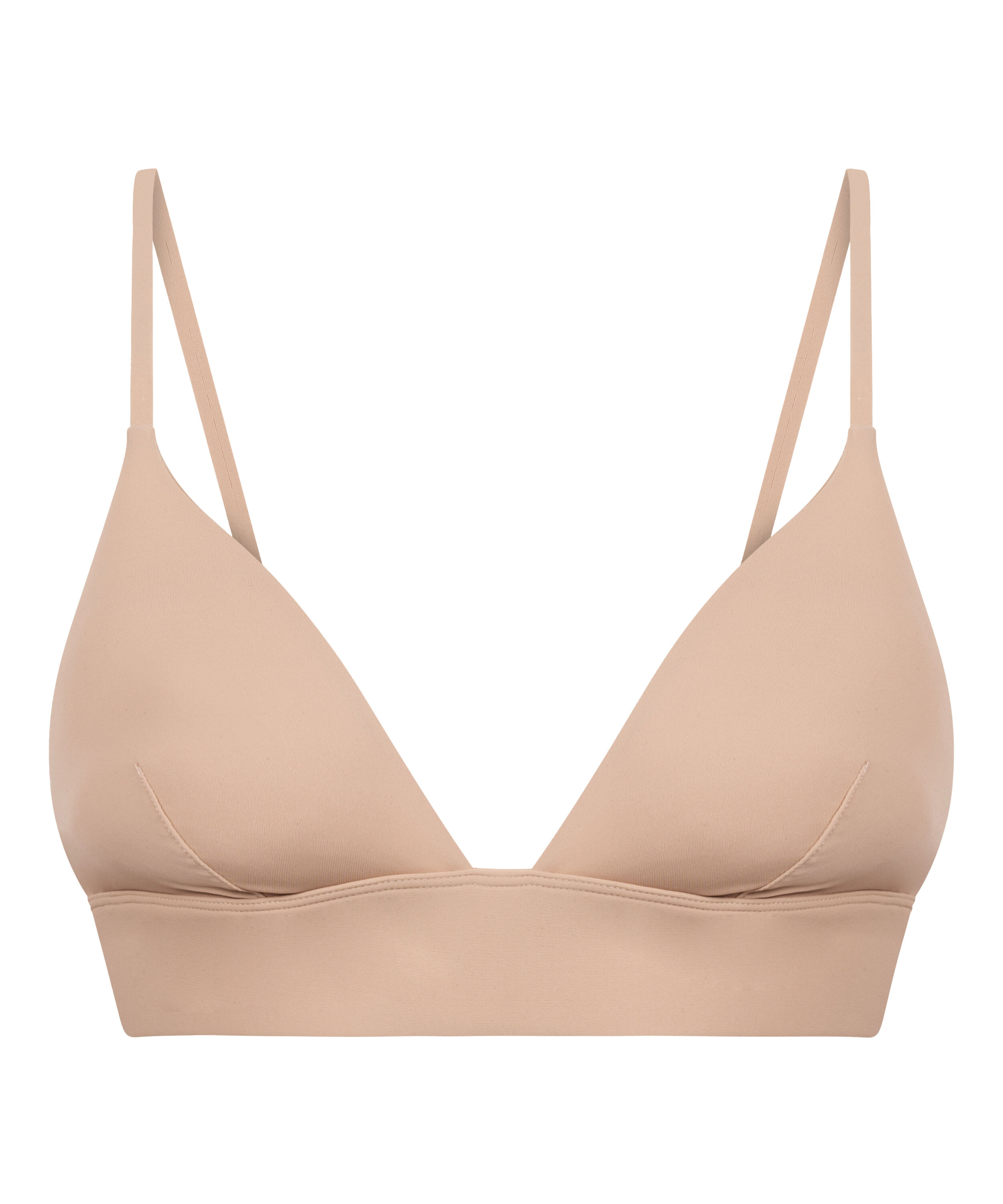 Tr&oacute;jkąt Bralette Smooth, Beżowy