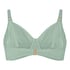 Nieusztywniona g&oacute;ra od bikini z fiszbinami Luxe, Zielony
