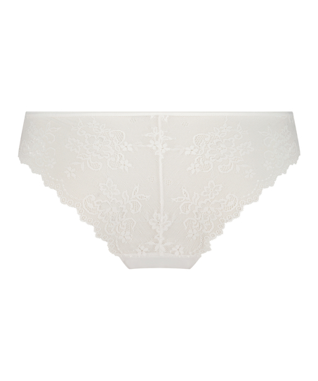 Brazyliany Lace Back, Biały