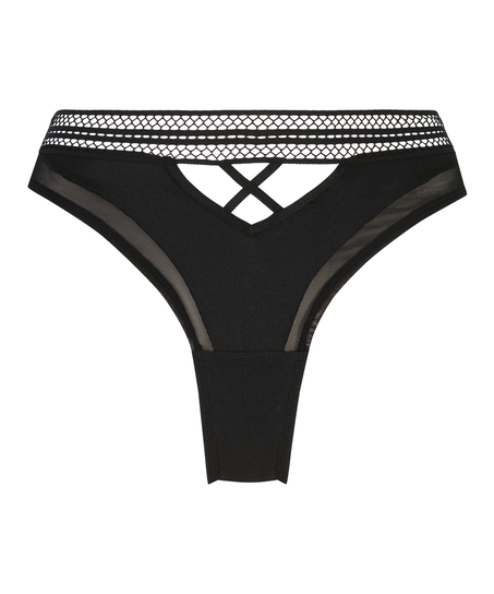 Wysoko wycięte brazyliany Mina, Czarny