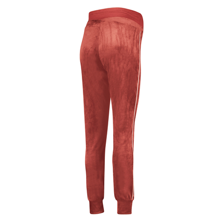 Velvet Maternity Jogging Pants, Różowy