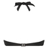 Usztywniona góra od bikini z efektem push-up Sunset Dream, miseczki A-E, Czarny