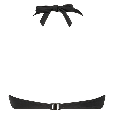 Usztywniona góra od bikini z efektem push-up Sunset Dream, miseczki A-E, Czarny