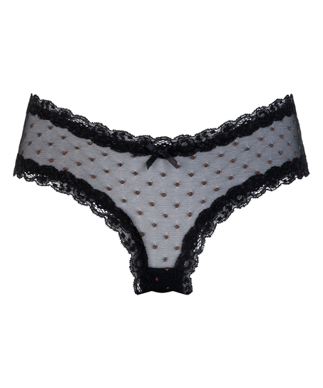 Brazyliany V-shape Mesh, Czarny