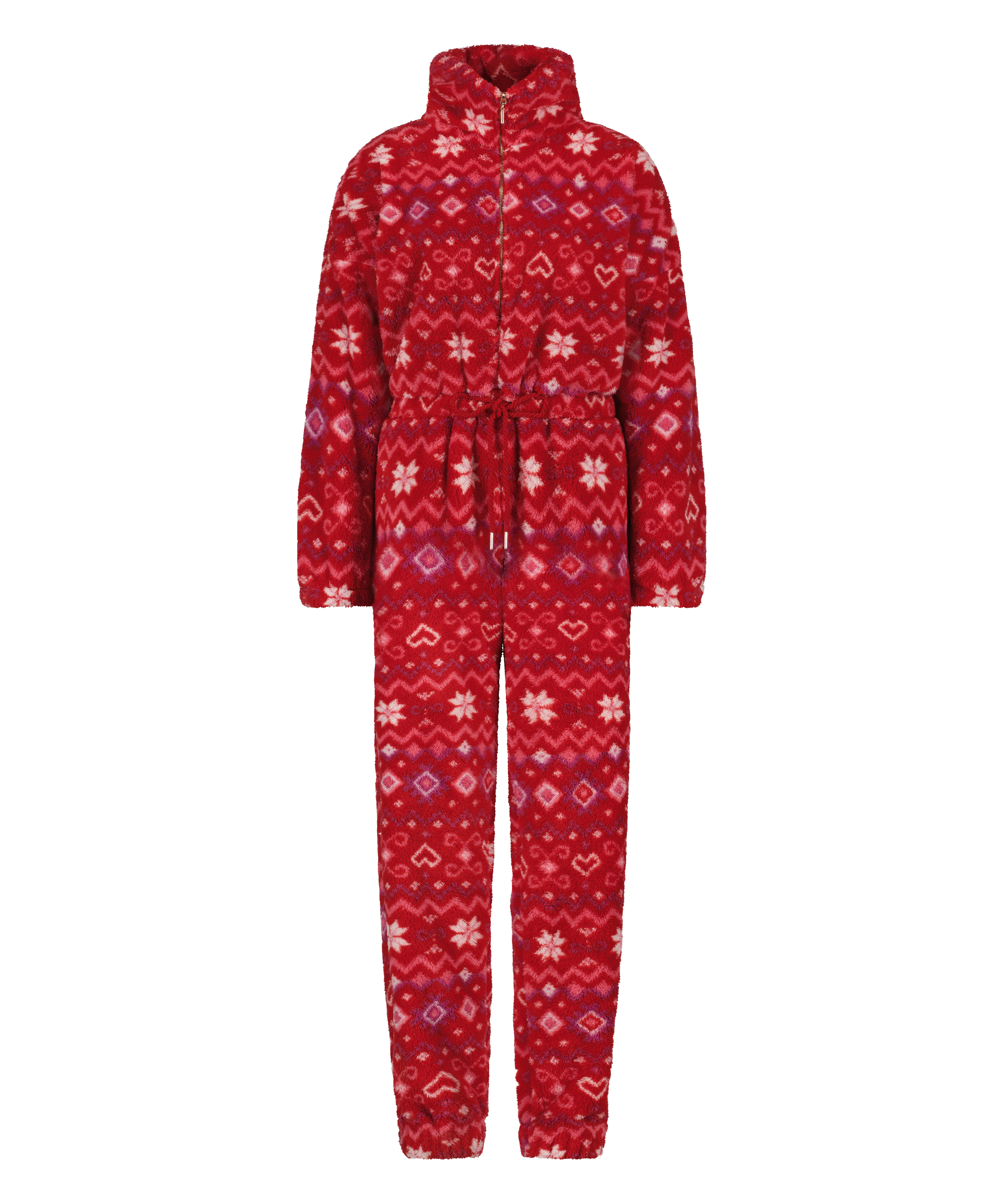 Onesie fleece, Czerwony, main